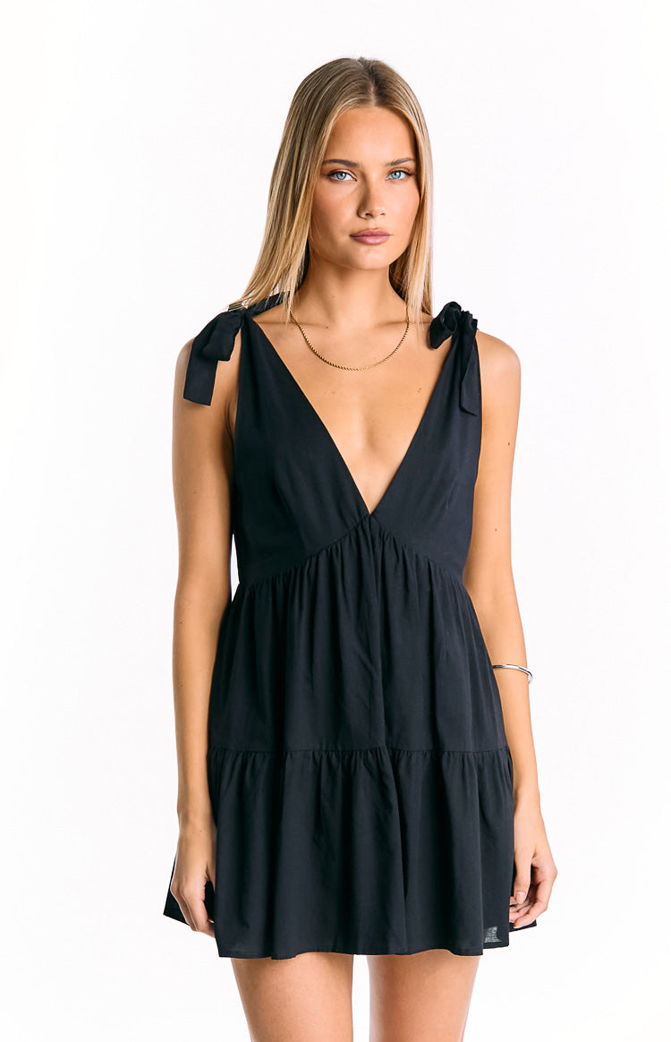 Angel Girl Black Mini Dress