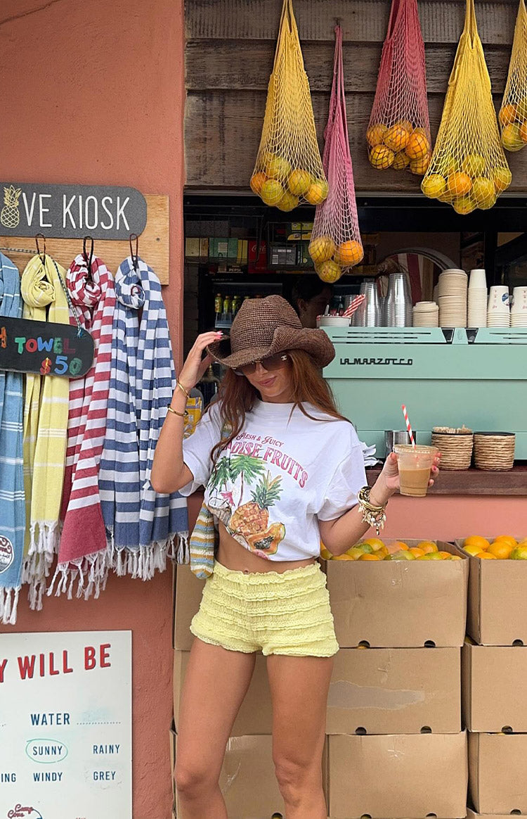 Beginning Paradise Fruits White Tee