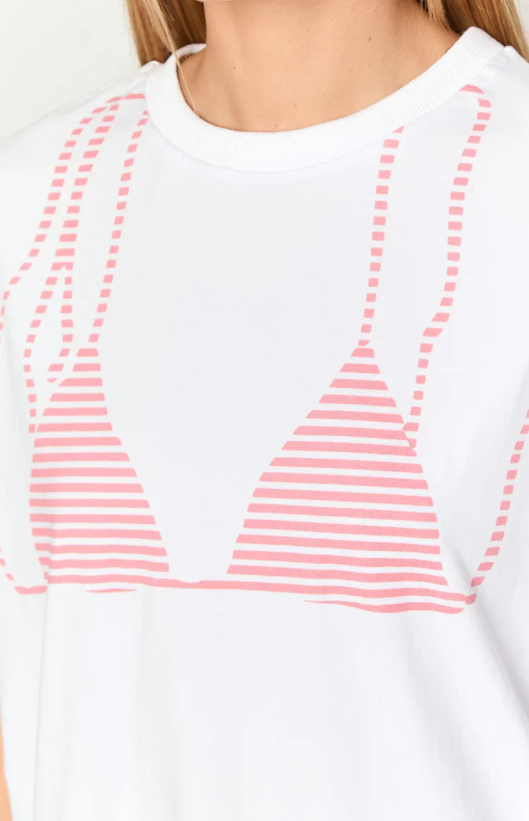 Bikini Bliss White Tee