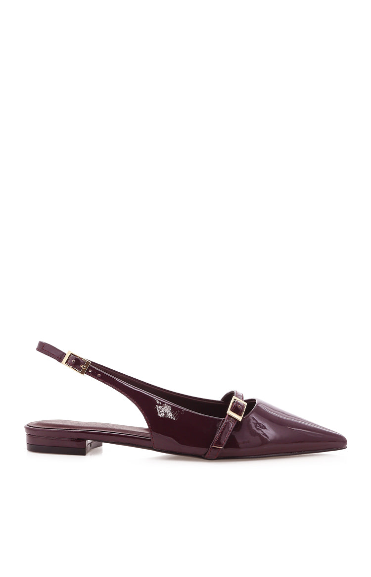 Billini Ilie Mulberry Patent Mules