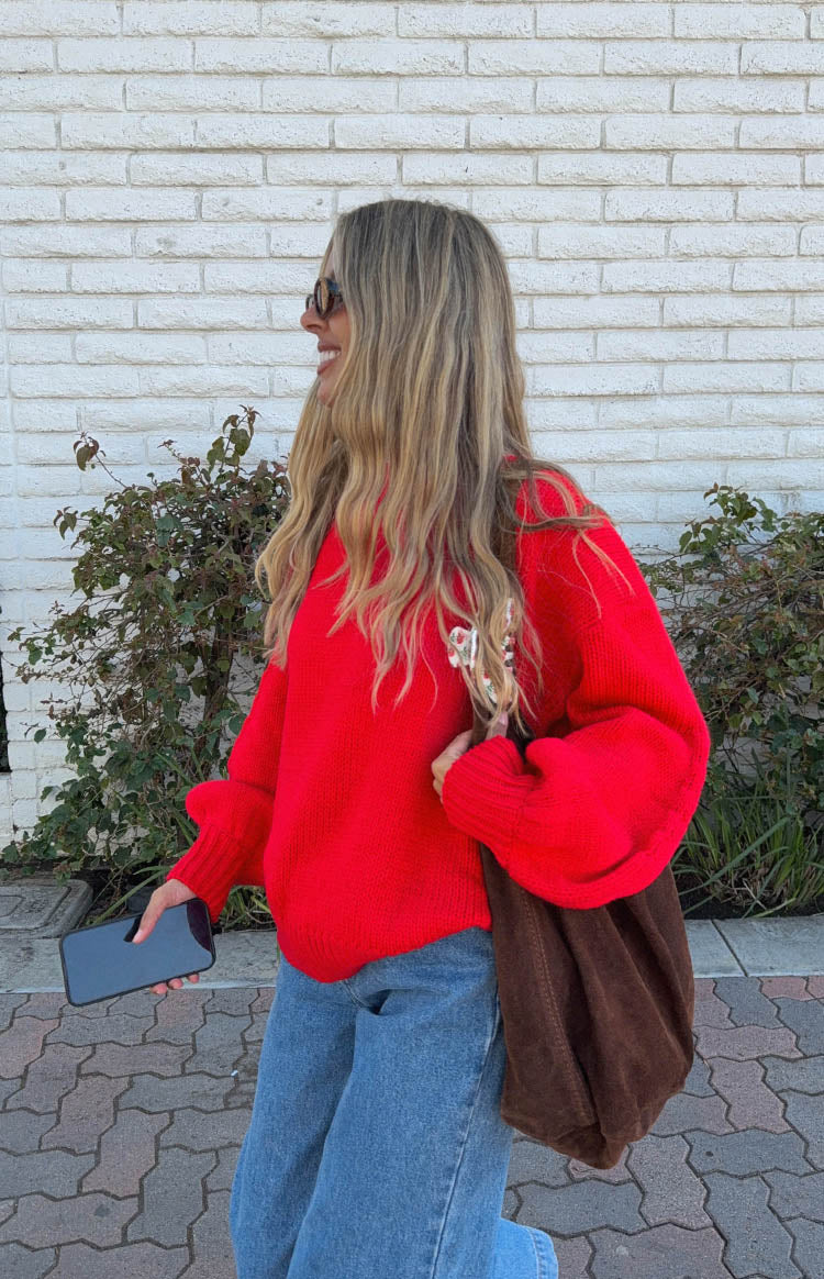 Chapman Red Sweater