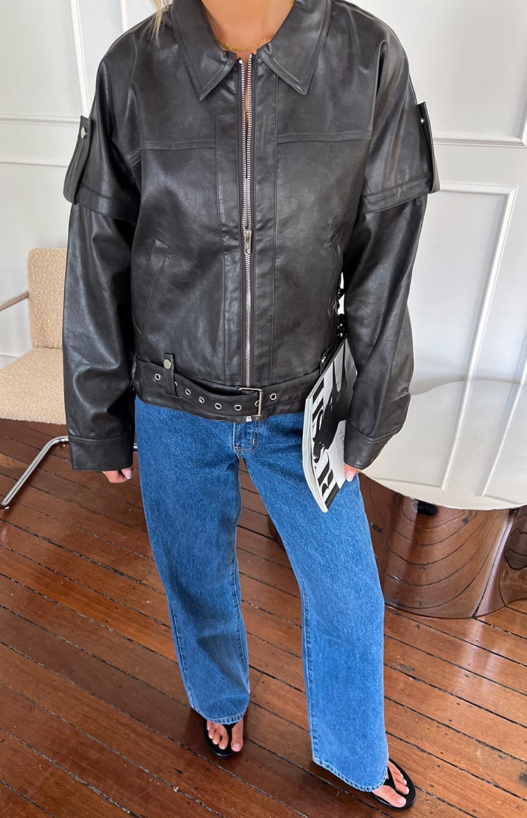 Calliope Mid Wash Mid Rise Slouchy Jeans