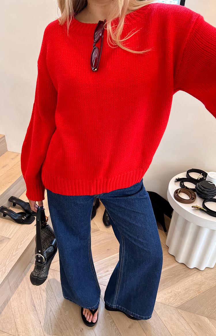 Chapman Red Sweater