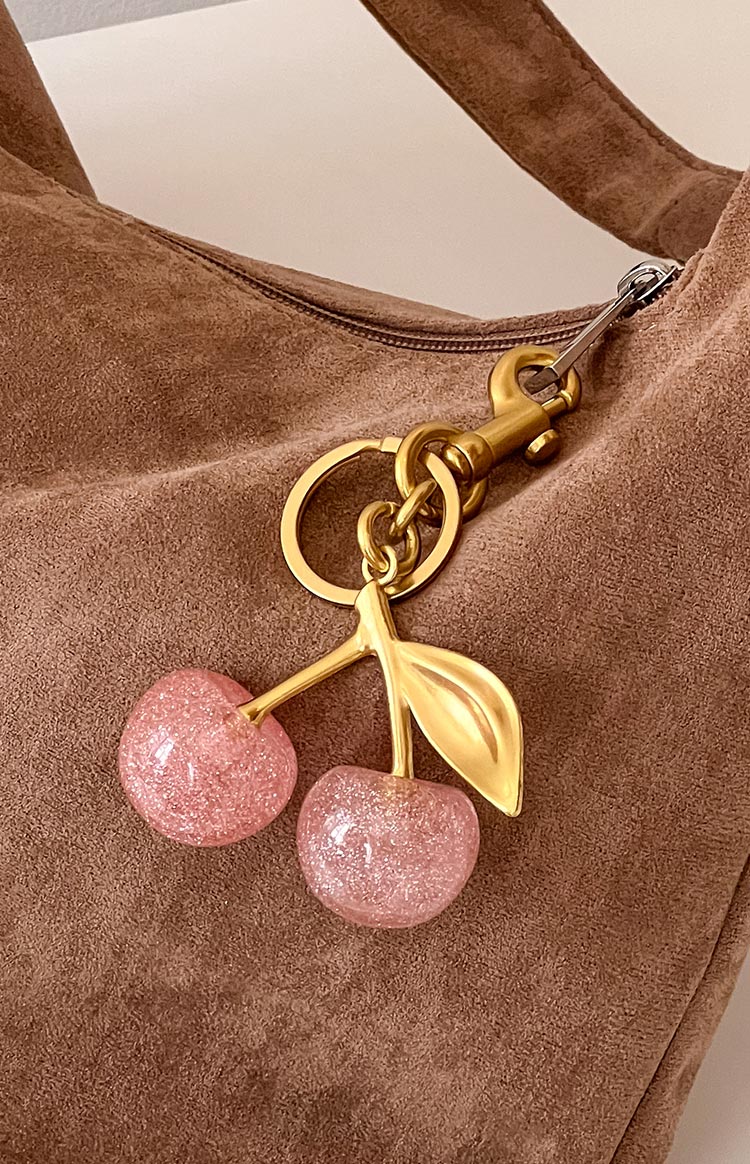 Cherry Pink Keyring