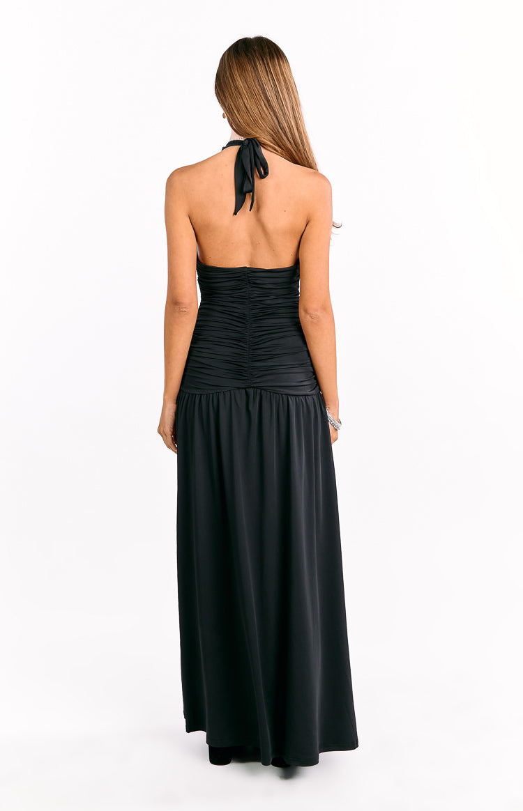 Gloria Black Maxi Dress
