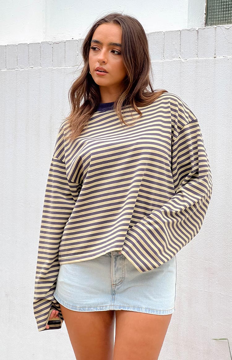 Lioness Bloom Beige Long Sleeve Top