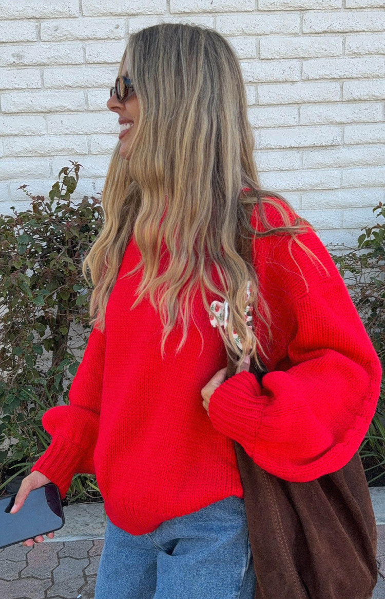 Chapman Red Sweater